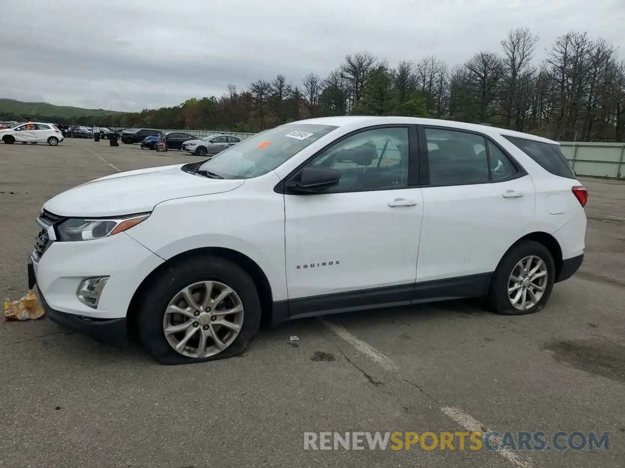1 Photograph of a damaged car 2GNAXHEV4K6186159 CHEVROLET EQUINOX 2019