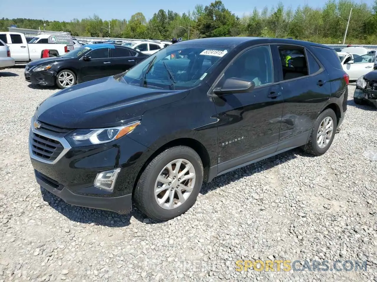 1 Photograph of a damaged car 2GNAXHEV4K6255075 CHEVROLET EQUINOX 2019