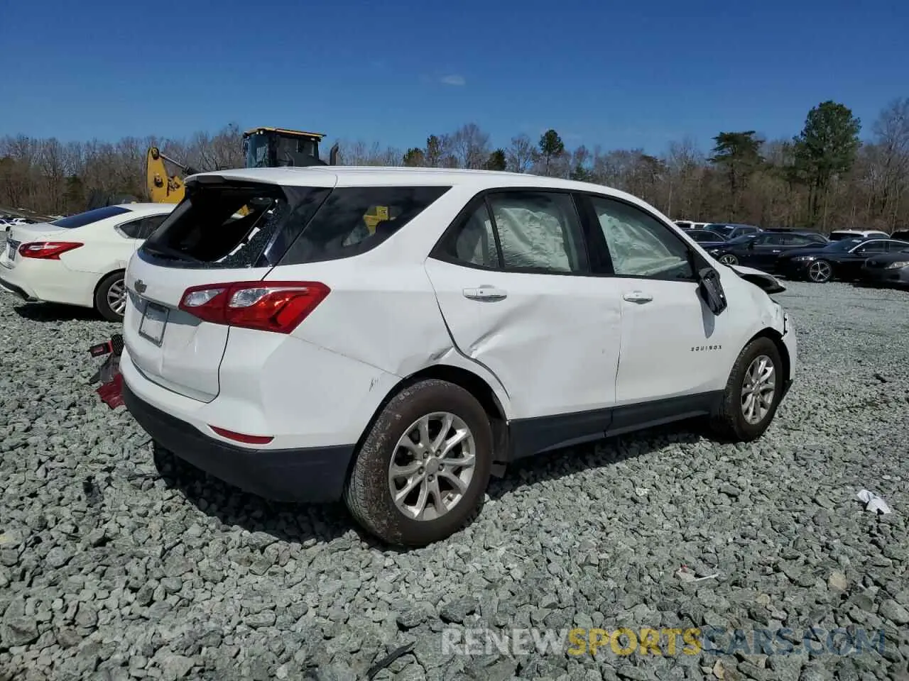 3 Photograph of a damaged car 2GNAXHEV4K6256842 CHEVROLET EQUINOX 2019
