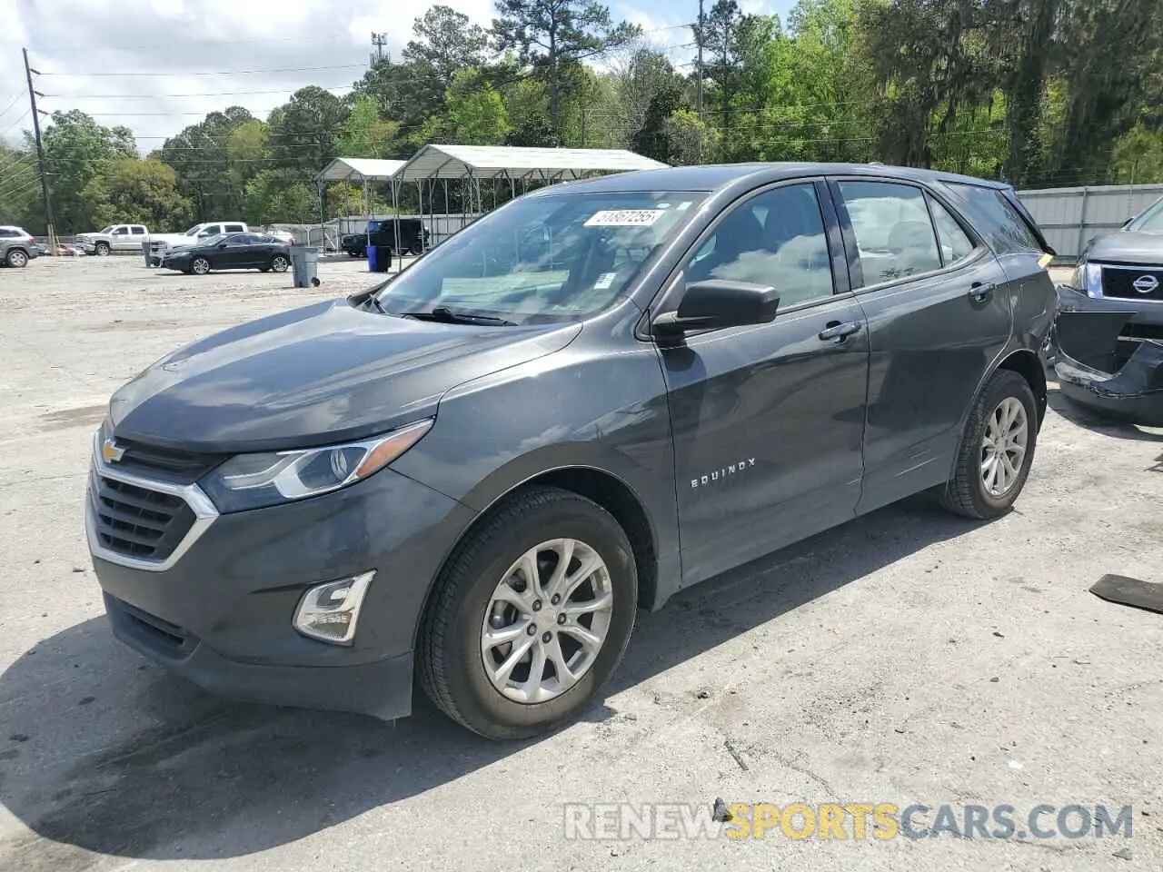 1 Фотография поврежденного автомобиля 2GNAXHEV7K6126618 CHEVROLET EQUINOX 2019