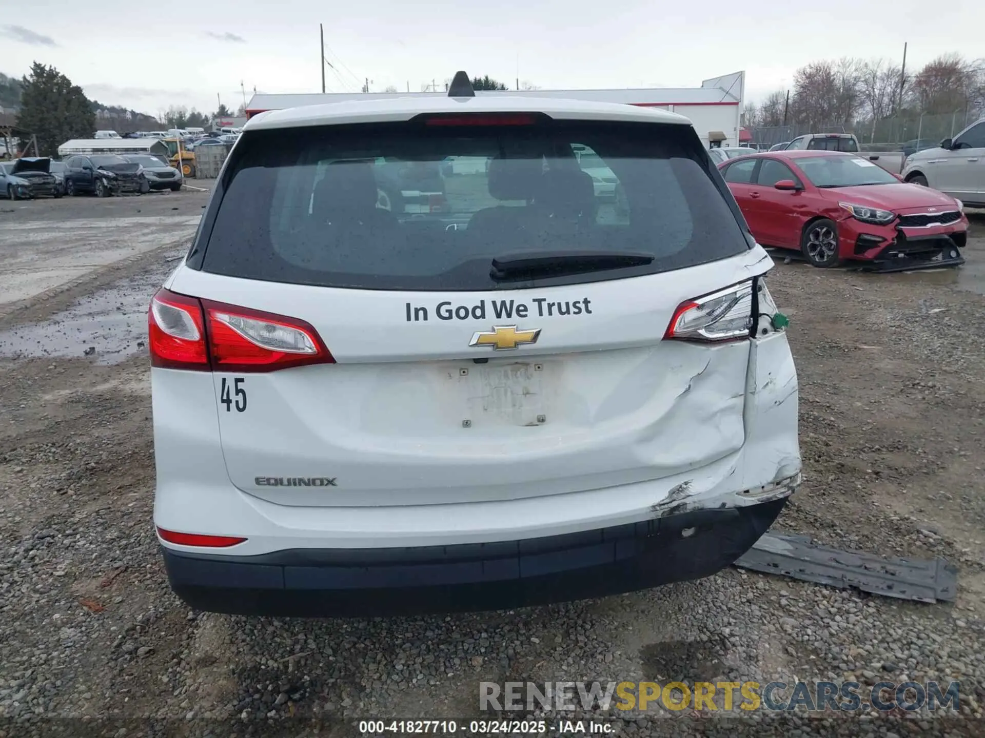 16 Photograph of a damaged car 2GNAXHEV7K6196958 CHEVROLET EQUINOX 2019