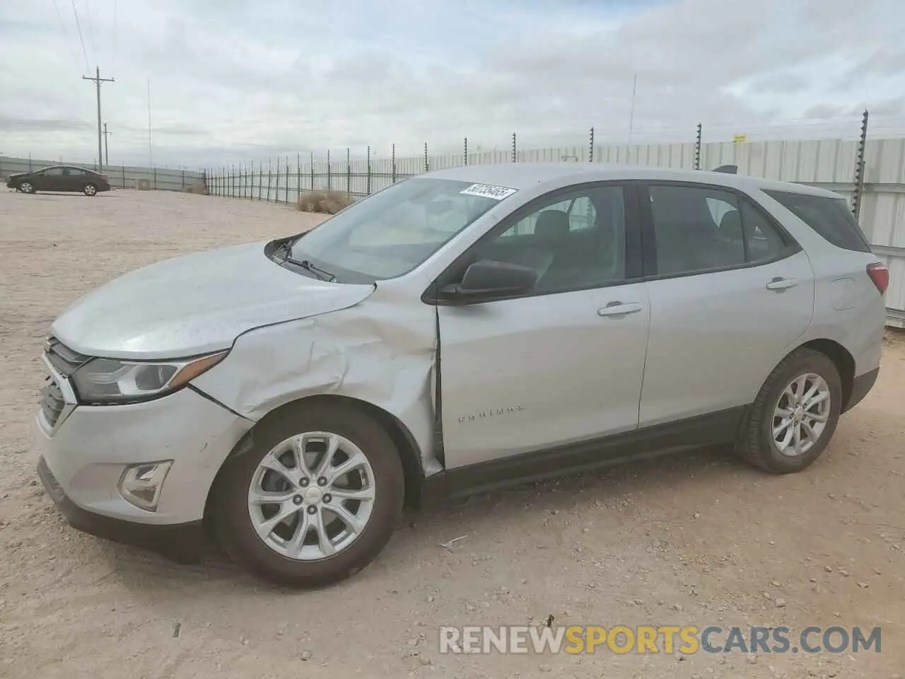 1 Photograph of a damaged car 2GNAXHEV7K6268502 CHEVROLET EQUINOX 2019