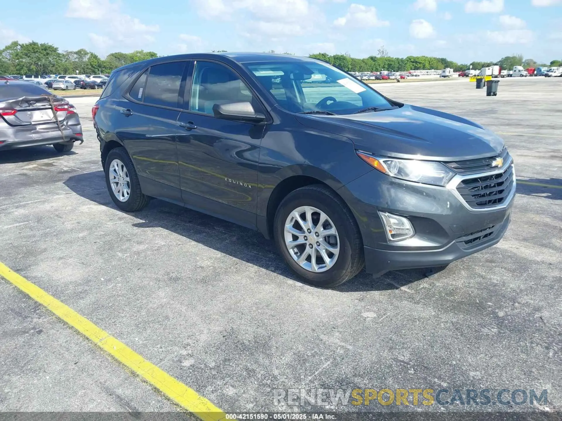 1 Фотография поврежденного автомобиля 2GNAXHEV8K6199397 CHEVROLET EQUINOX 2019