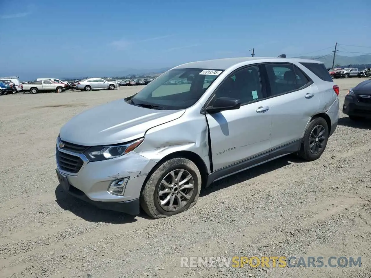 1 Photograph of a damaged car 2GNAXHEVXK6201103 CHEVROLET EQUINOX 2019