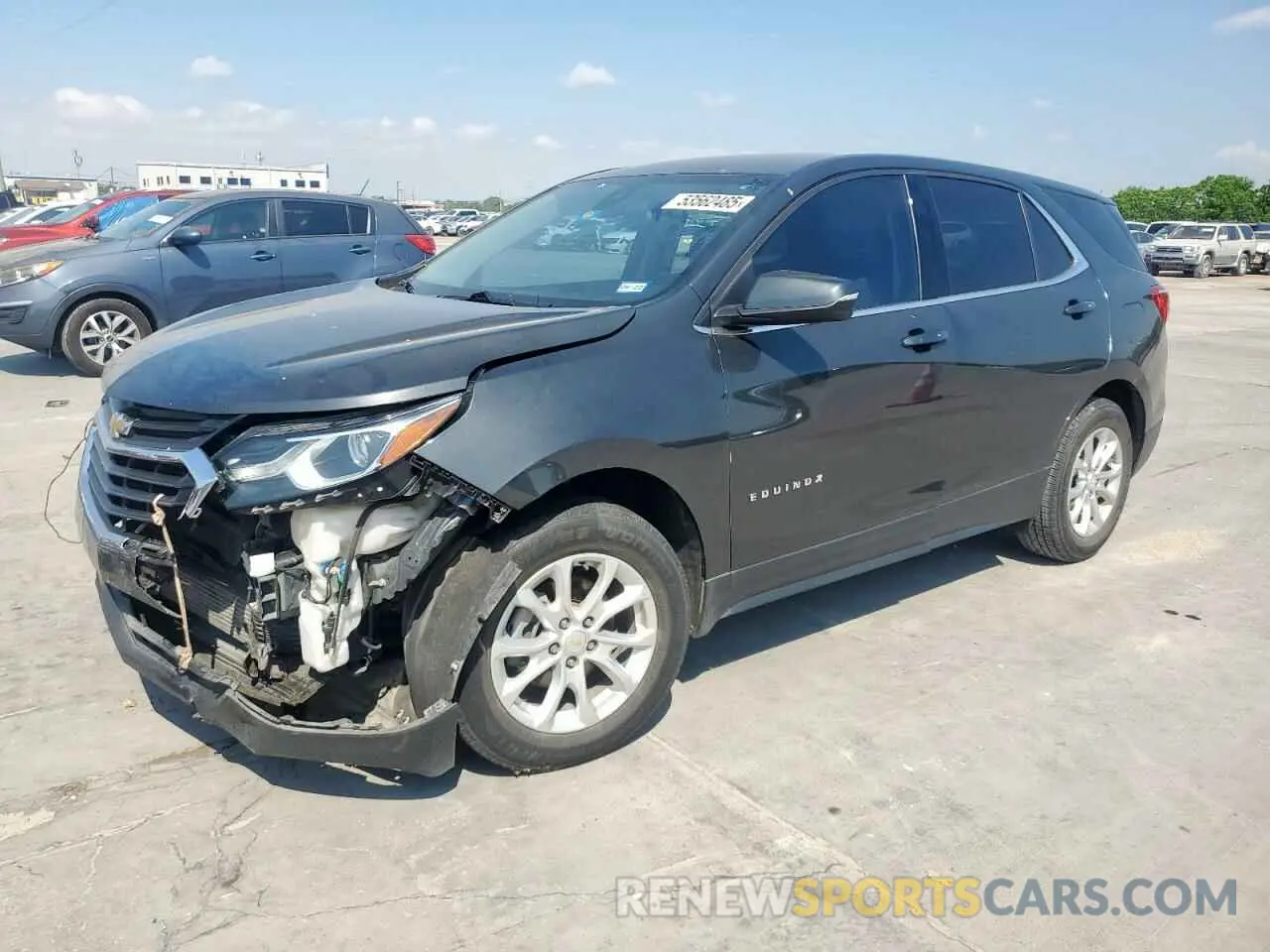 1 Photograph of a damaged car 2GNAXJEV9K6278066 CHEVROLET EQUINOX 2019