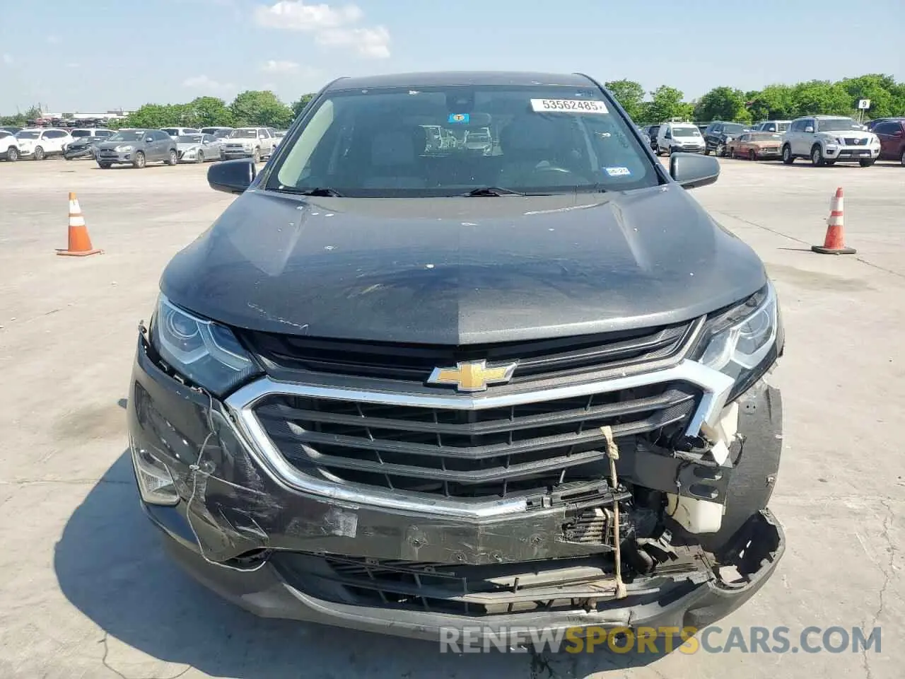 5 Photograph of a damaged car 2GNAXJEV9K6278066 CHEVROLET EQUINOX 2019