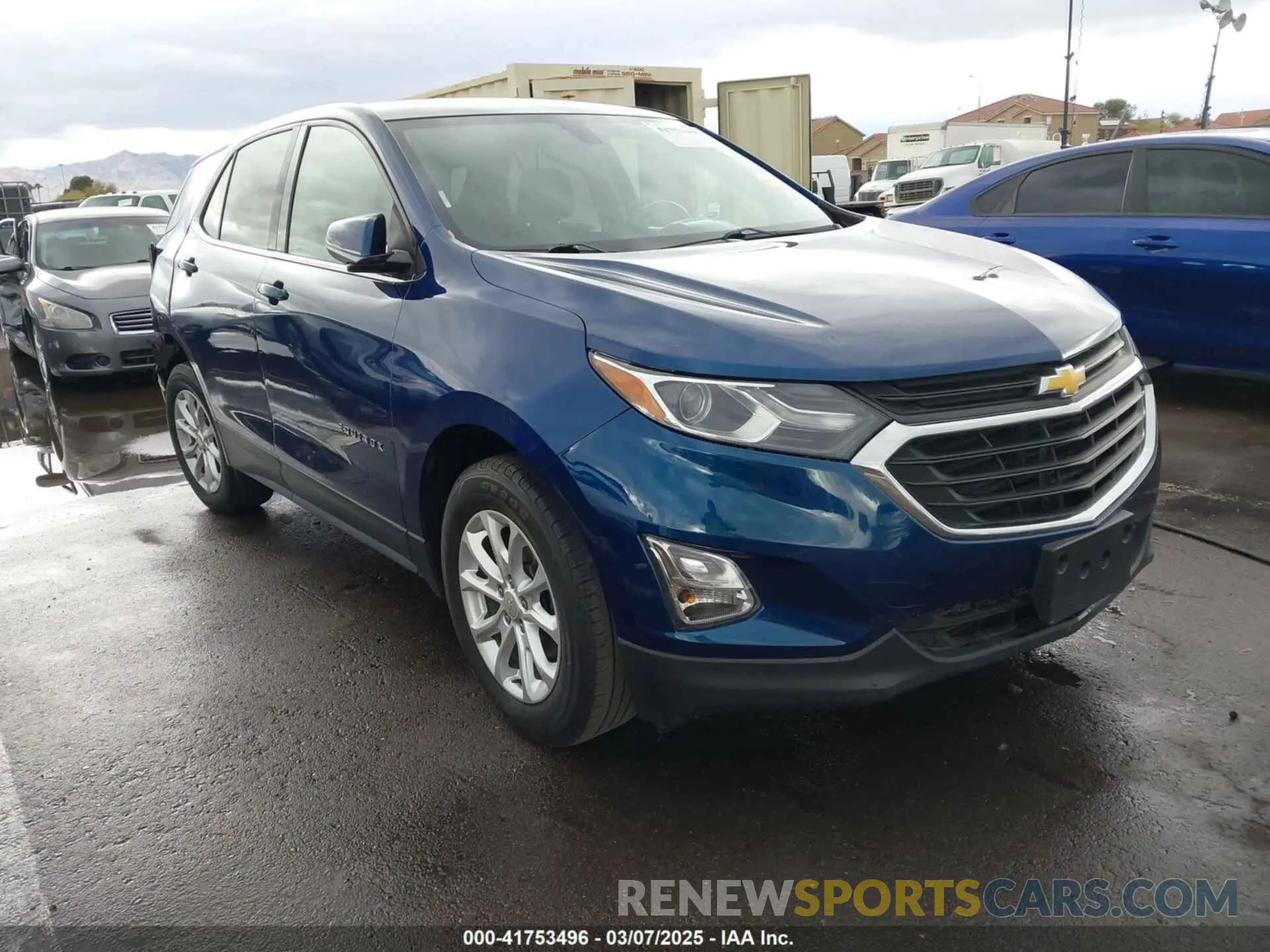 1 Photograph of a damaged car 2GNAXKEV0K6133441 CHEVROLET EQUINOX 2019
