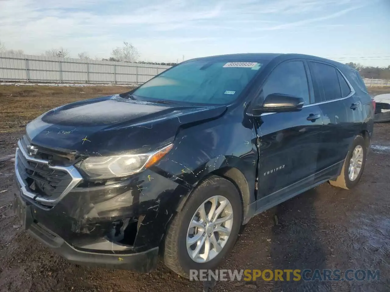 1 Photograph of a damaged car 2GNAXKEV0K6204038 CHEVROLET EQUINOX 2019