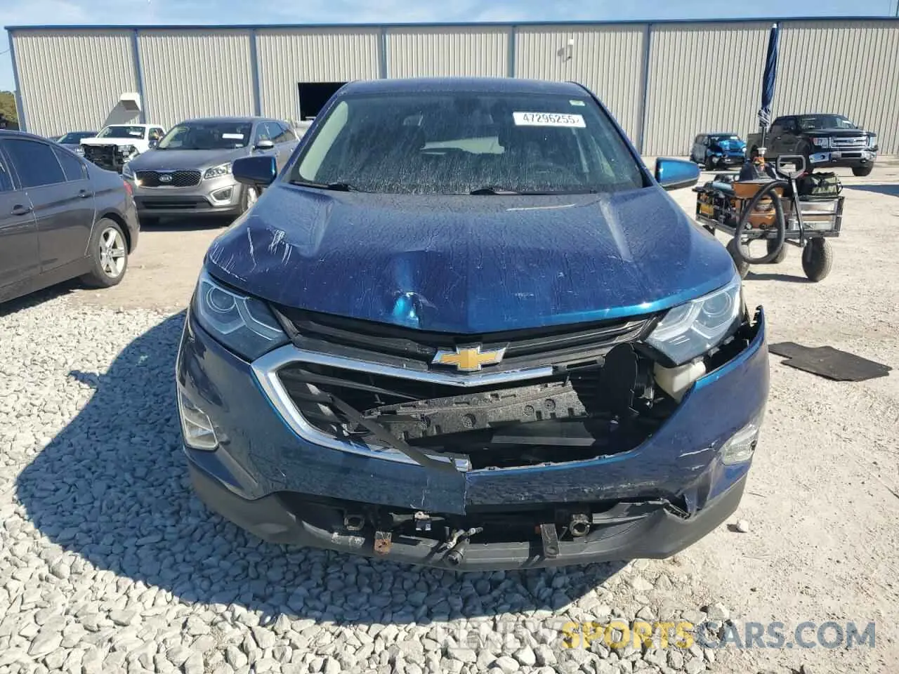 5 Photograph of a damaged car 2GNAXKEV0K6214763 CHEVROLET EQUINOX 2019