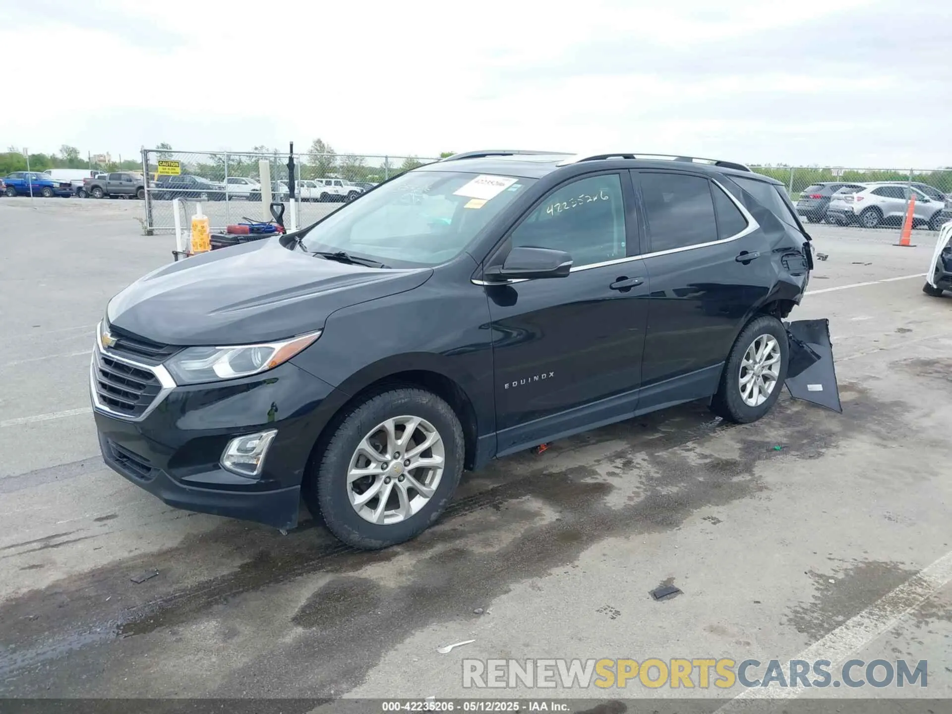 2 Photograph of a damaged car 2GNAXKEV0K6275434 CHEVROLET EQUINOX 2019