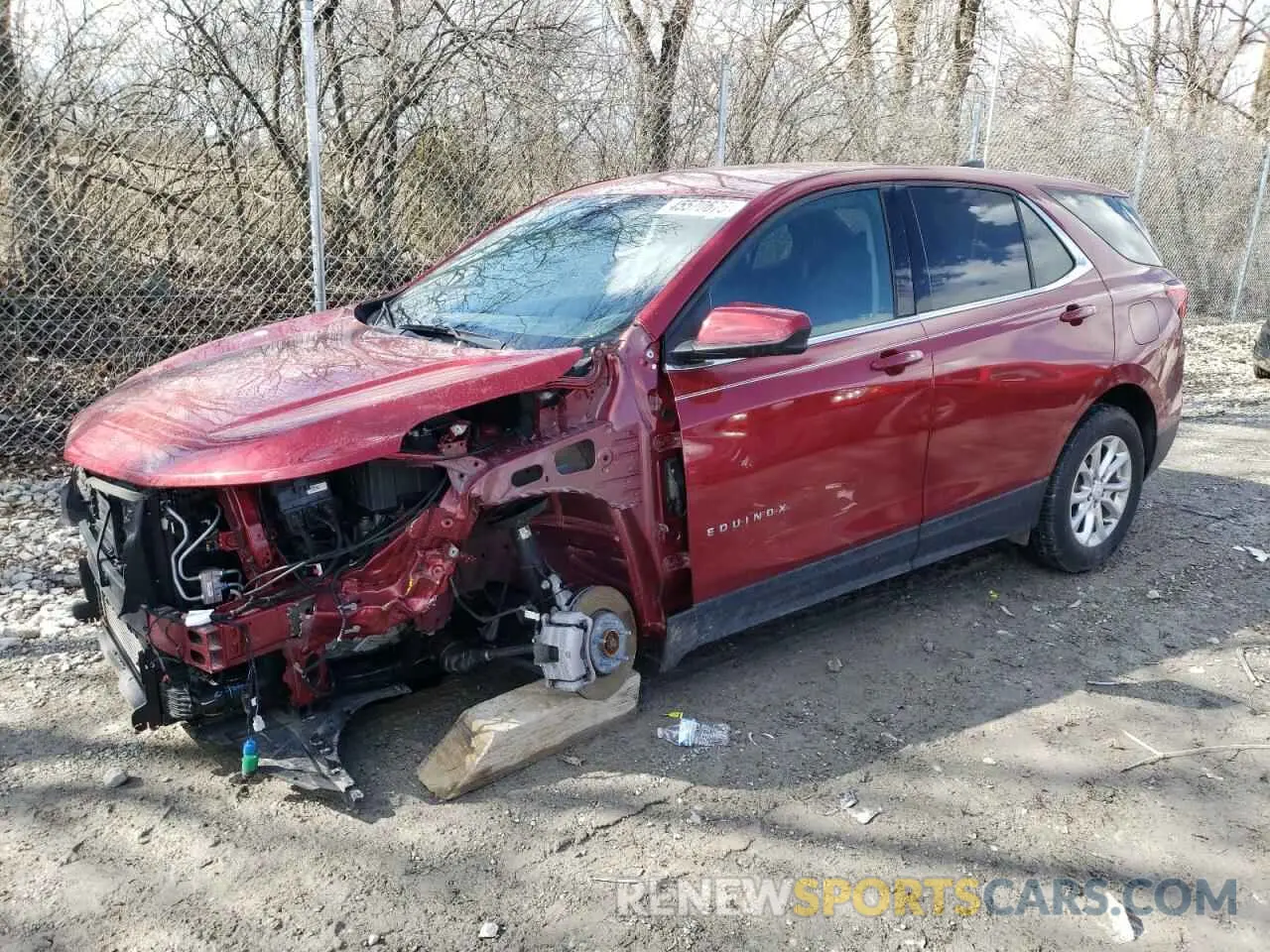 1 Photograph of a damaged car 2GNAXKEV1K6142343 CHEVROLET EQUINOX 2019