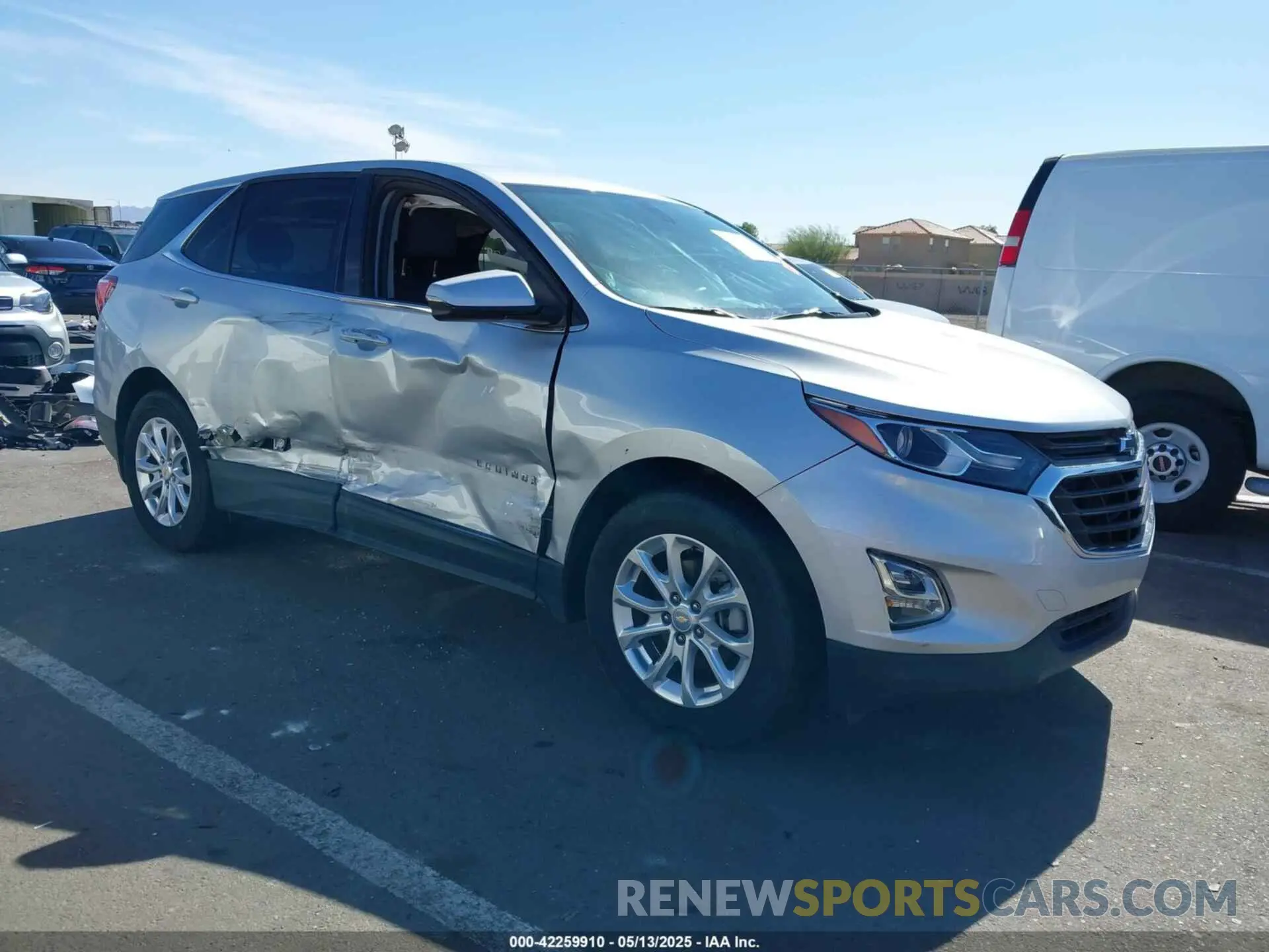 1 Photograph of a damaged car 2GNAXKEV1K6186200 CHEVROLET EQUINOX 2019