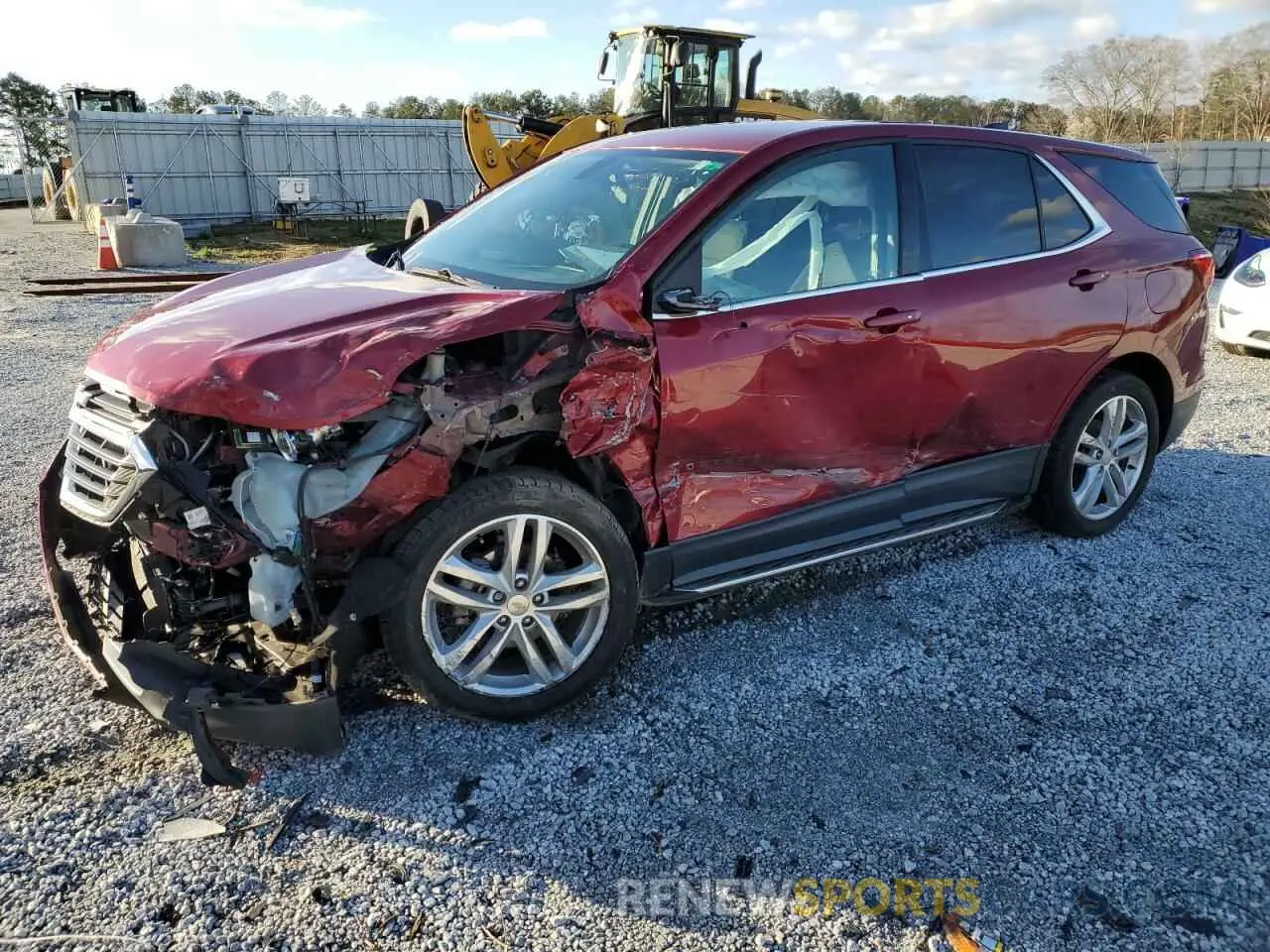 1 Photograph of a damaged car 2GNAXKEV2K6132078 CHEVROLET EQUINOX 2019