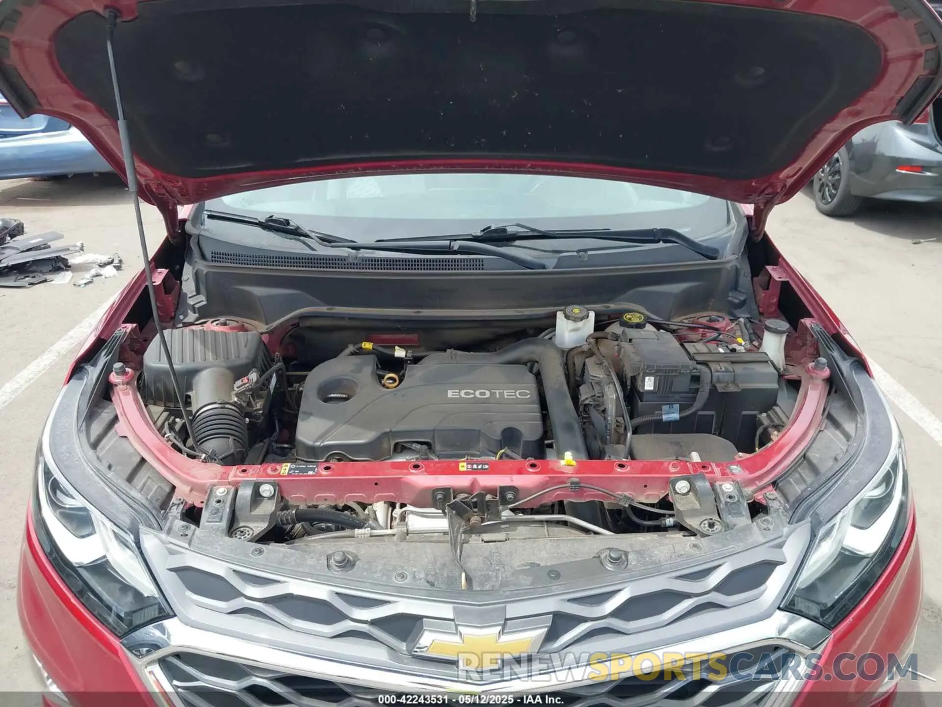 10 Фотография поврежденного автомобиля 2GNAXKEV3K6191740 CHEVROLET EQUINOX 2019