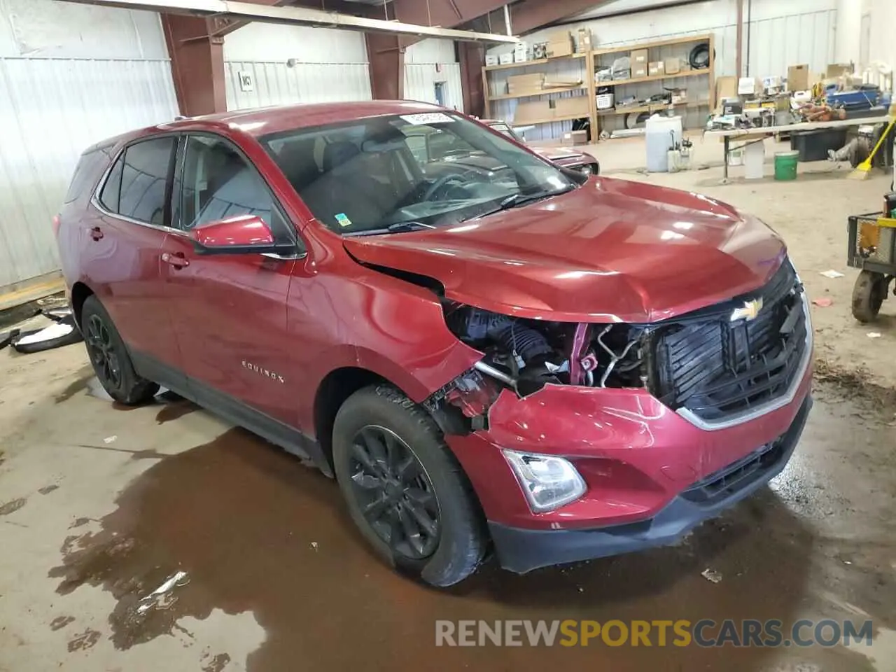 4 Photograph of a damaged car 2GNAXKEV5K6107563 CHEVROLET EQUINOX 2019