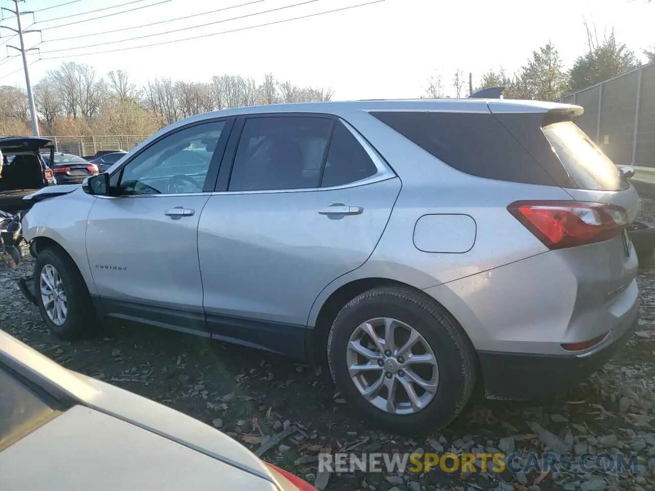 2 Photograph of a damaged car 2GNAXKEV5K6113332 CHEVROLET EQUINOX 2019