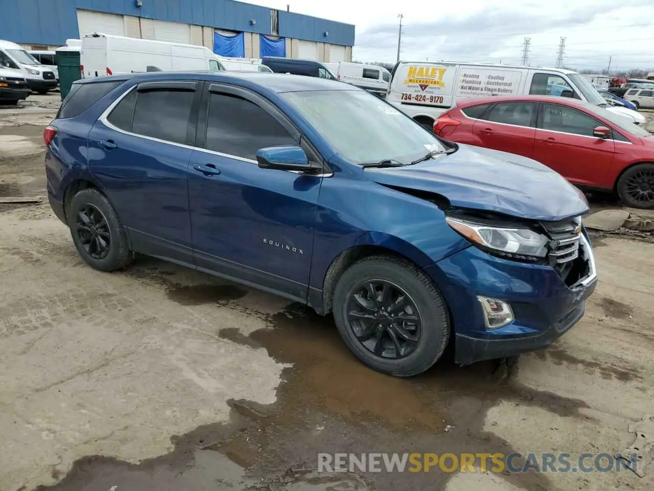 4 Photograph of a damaged car 2GNAXKEV5K6172462 CHEVROLET EQUINOX 2019