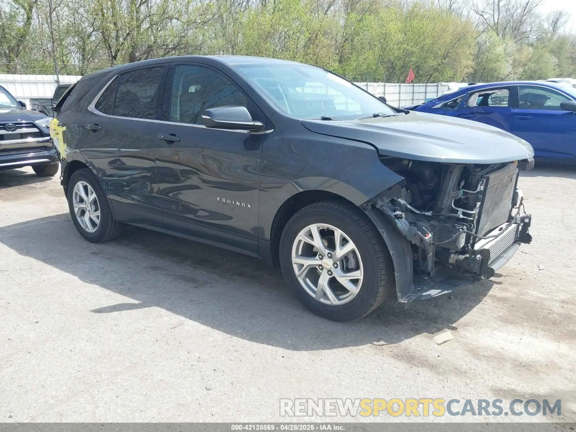 1 Photograph of a damaged car 2GNAXKEV5K6248763 CHEVROLET EQUINOX 2019