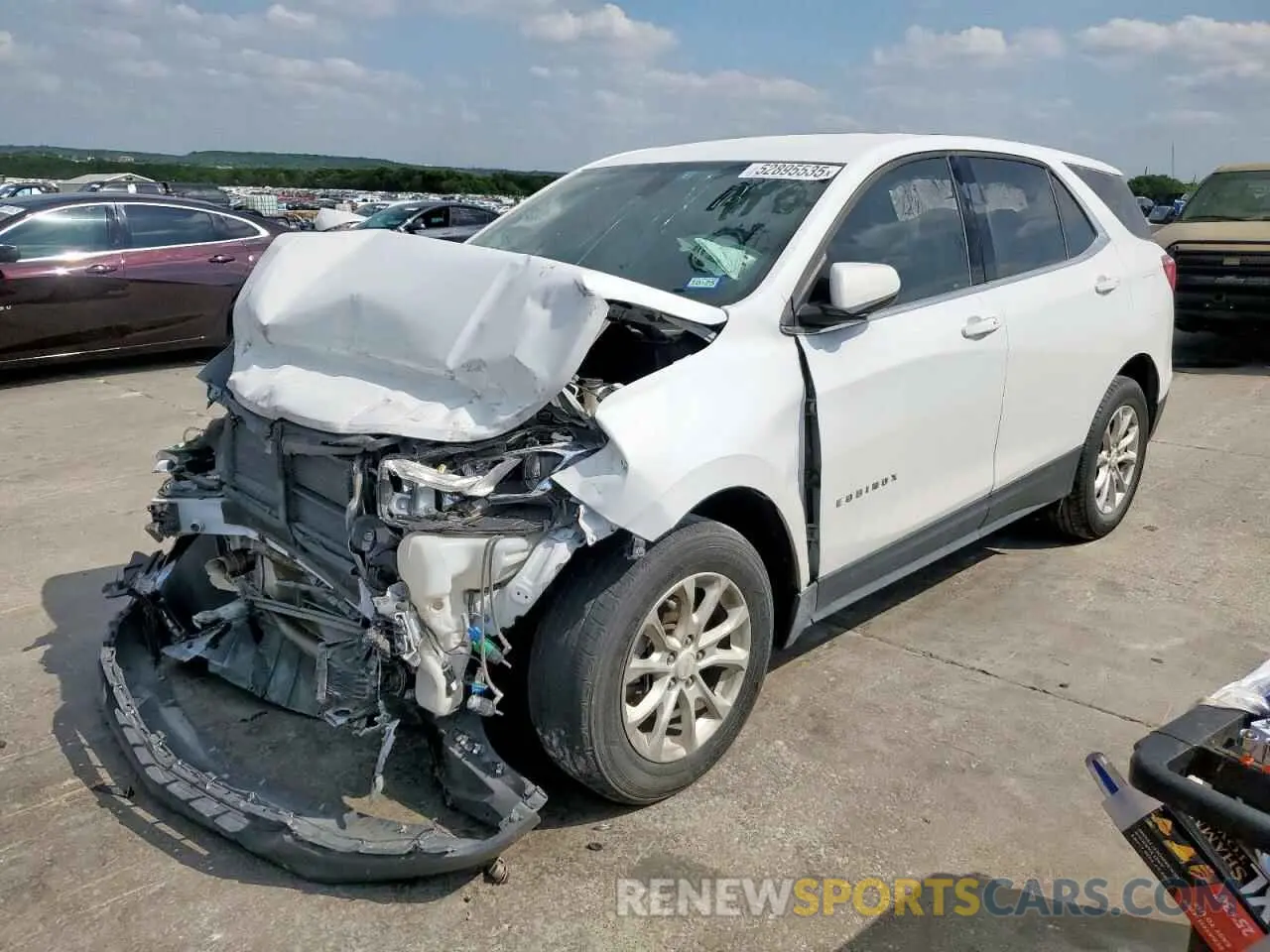 1 Фотография поврежденного автомобиля 2GNAXKEV6K6183485 CHEVROLET EQUINOX 2019