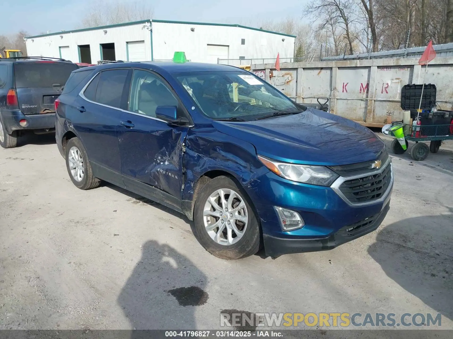 1 Photograph of a damaged car 2GNAXKEV6K6267029 CHEVROLET EQUINOX 2019