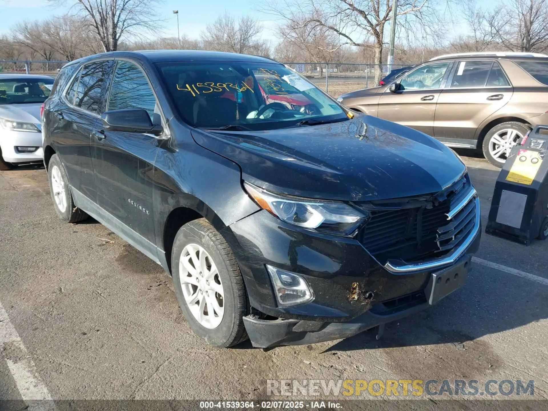 1 Photograph of a damaged car 2GNAXKEV7K6176173 CHEVROLET EQUINOX 2019
