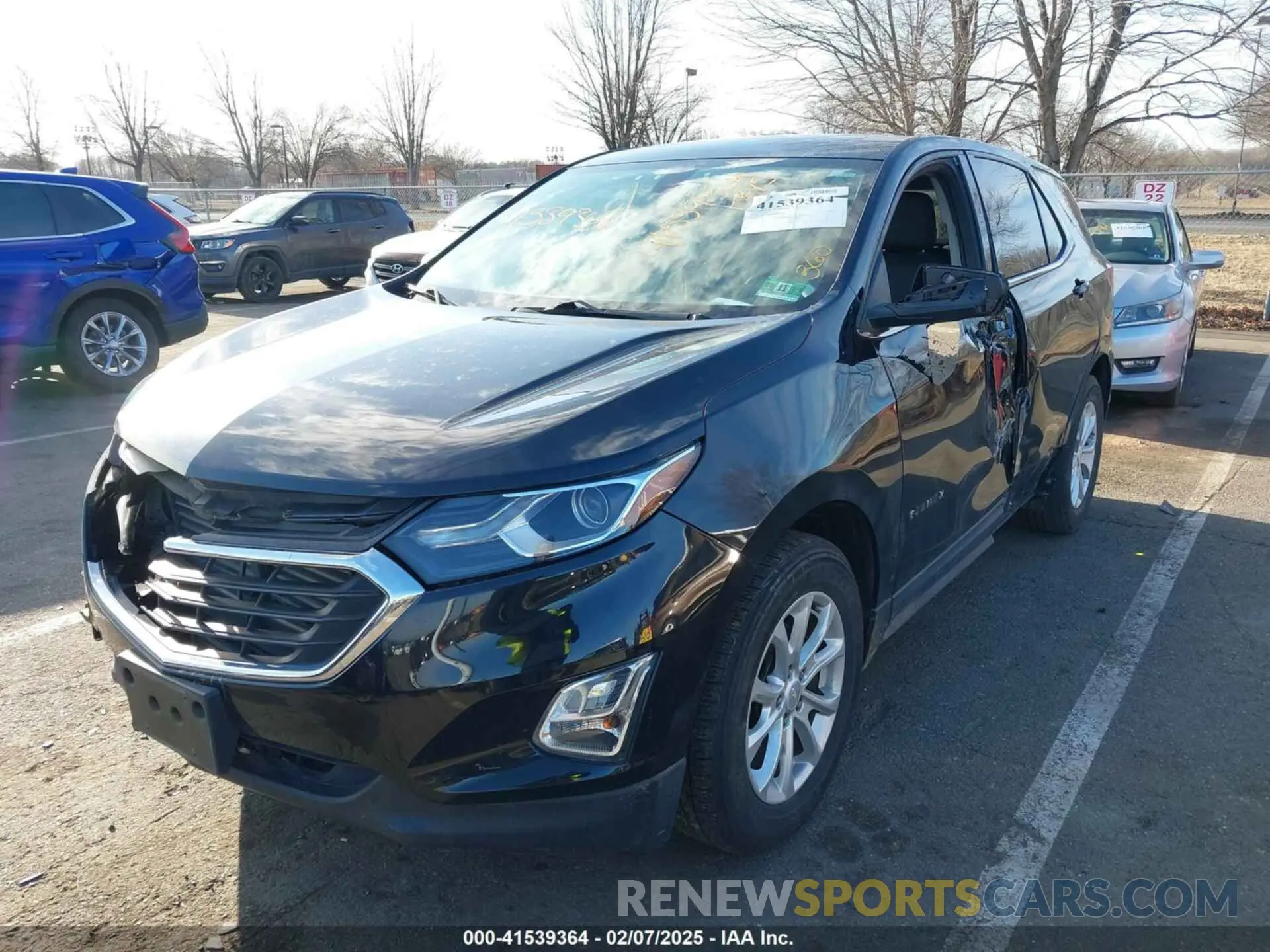 2 Photograph of a damaged car 2GNAXKEV7K6176173 CHEVROLET EQUINOX 2019