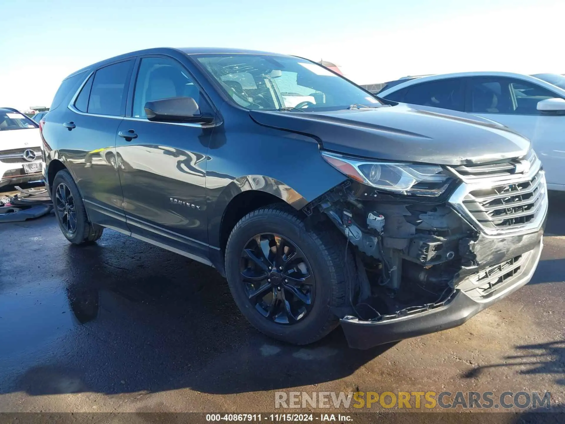 1 Photograph of a damaged car 2GNAXKEV7K6210595 CHEVROLET EQUINOX 2019