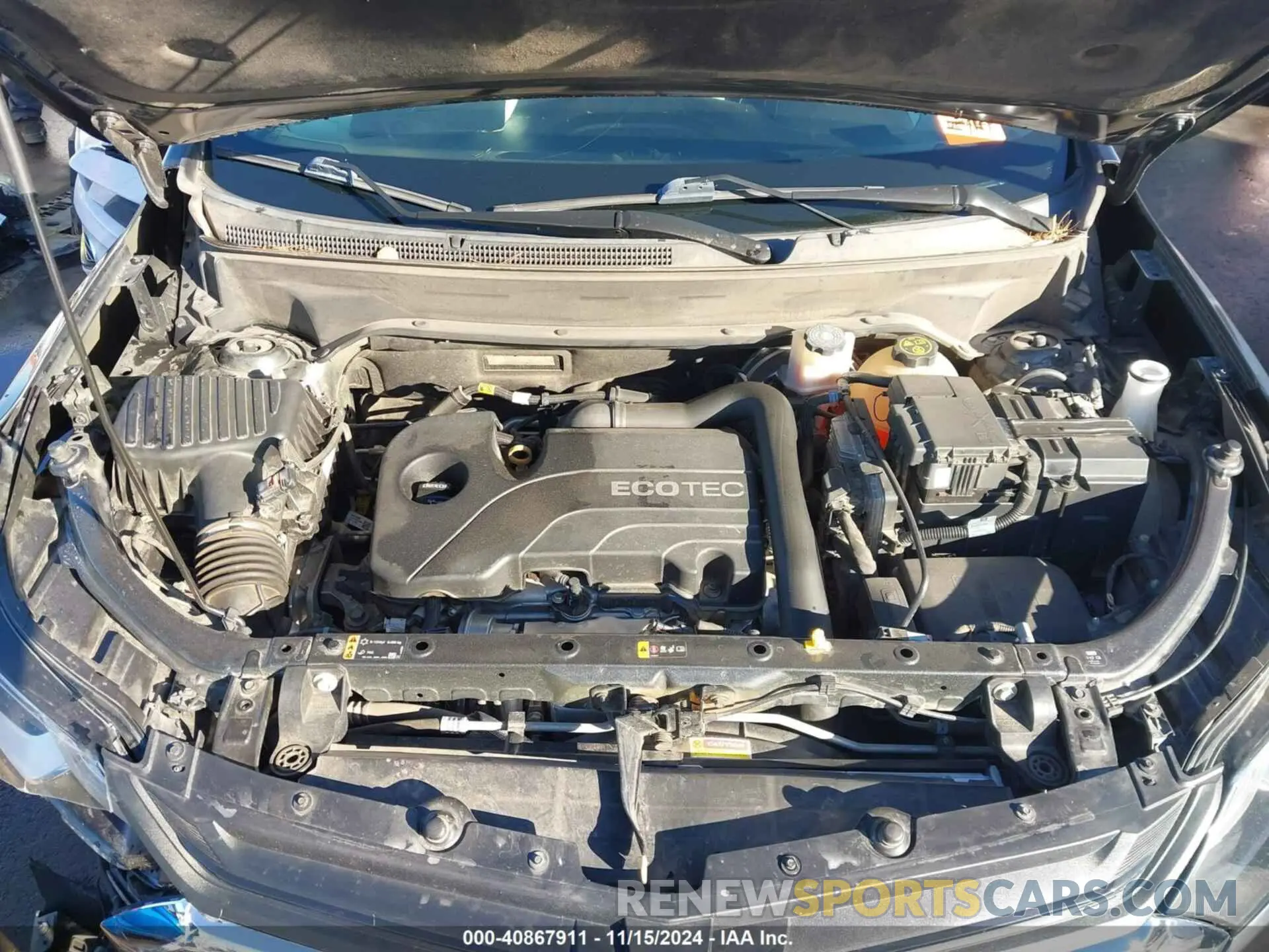 10 Photograph of a damaged car 2GNAXKEV7K6210595 CHEVROLET EQUINOX 2019