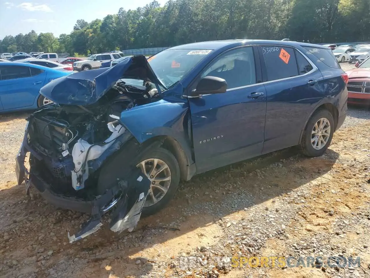 1 Фотография поврежденного автомобиля 2GNAXKEV7K6261627 CHEVROLET EQUINOX 2019