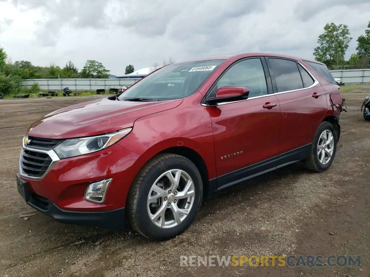 1 Photograph of a damaged car 2GNAXKEV8K6111994 CHEVROLET EQUINOX 2019