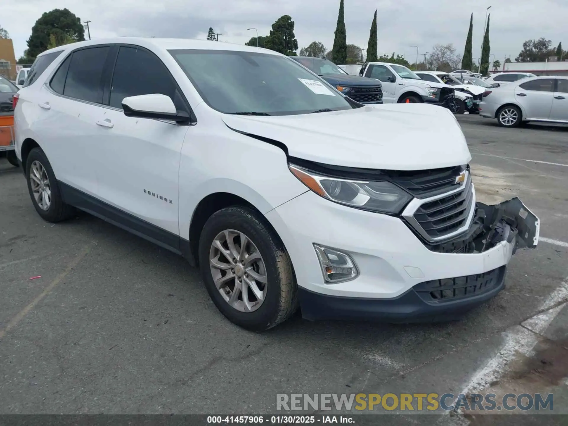 1 Фотография поврежденного автомобиля 2GNAXKEV9K6186669 CHEVROLET EQUINOX 2019