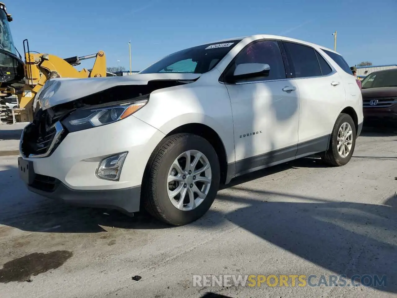 1 Photograph of a damaged car 2GNAXKEV9K6266182 CHEVROLET EQUINOX 2019