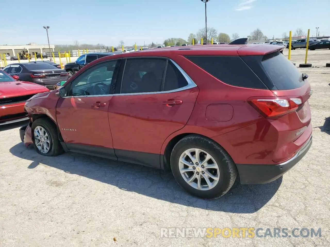 2 Photograph of a damaged car 2GNAXKEVXK6105596 CHEVROLET EQUINOX 2019