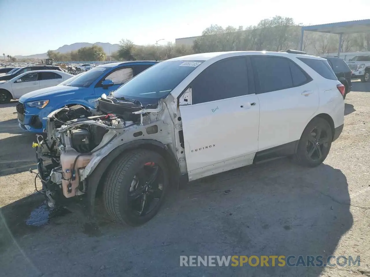 1 Photograph of a damaged car 2GNAXLEX2K6242247 CHEVROLET EQUINOX 2019