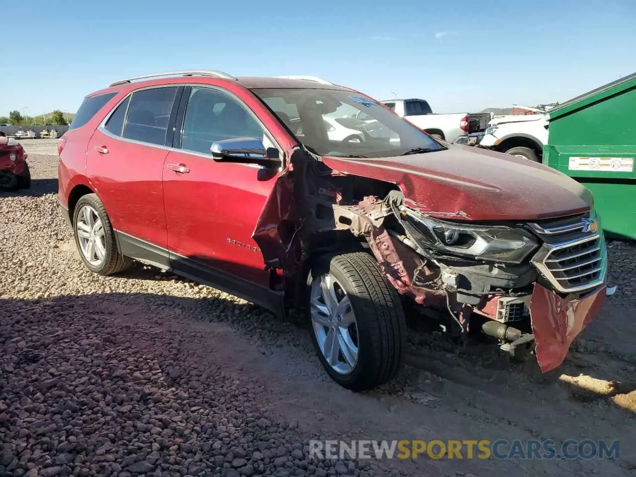 4 Photograph of a damaged car 2GNAXPEX2K6305144 CHEVROLET EQUINOX 2019