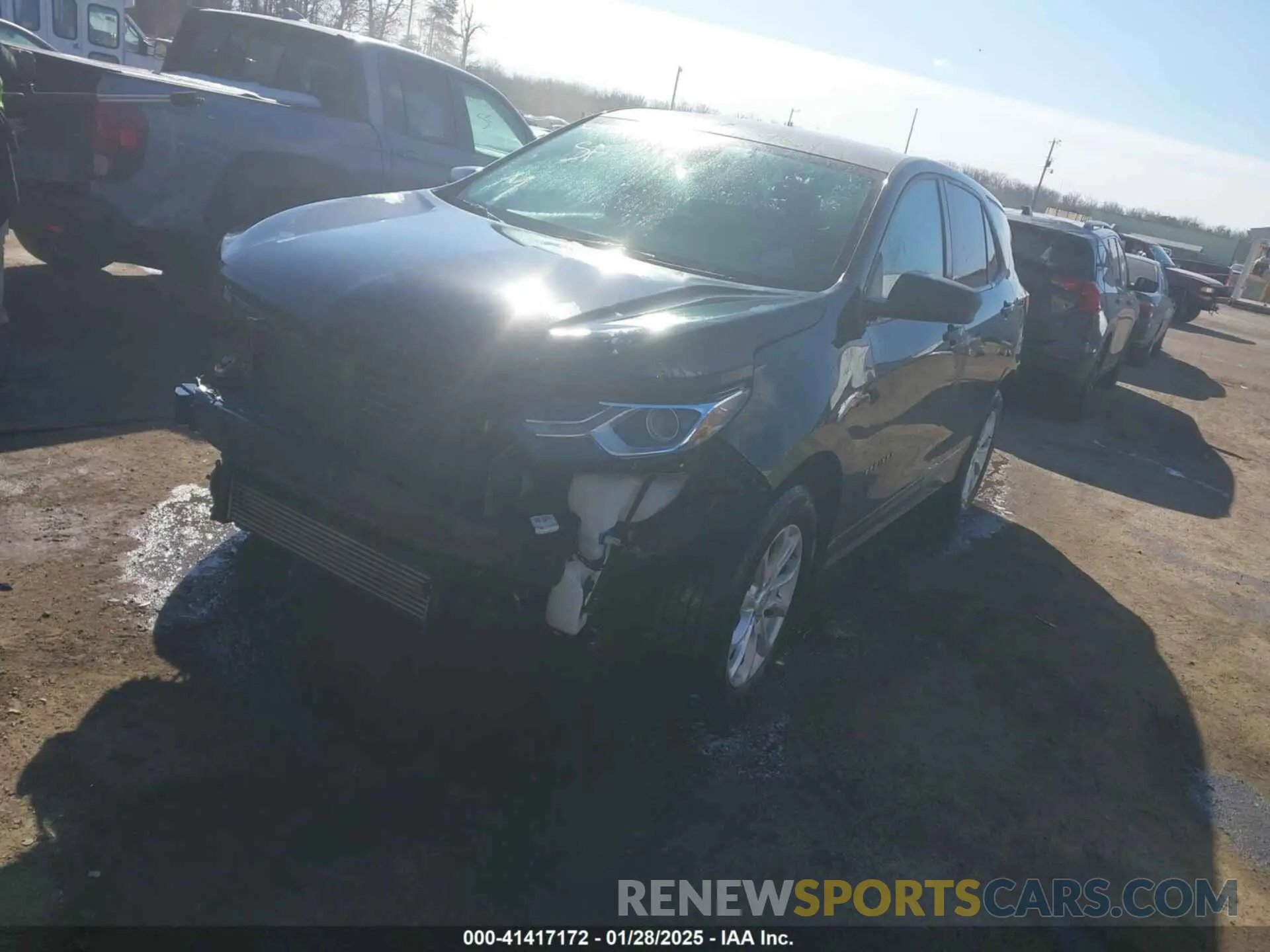 2 Photograph of a damaged car 2GNAXSEV0K6227481 CHEVROLET EQUINOX 2019