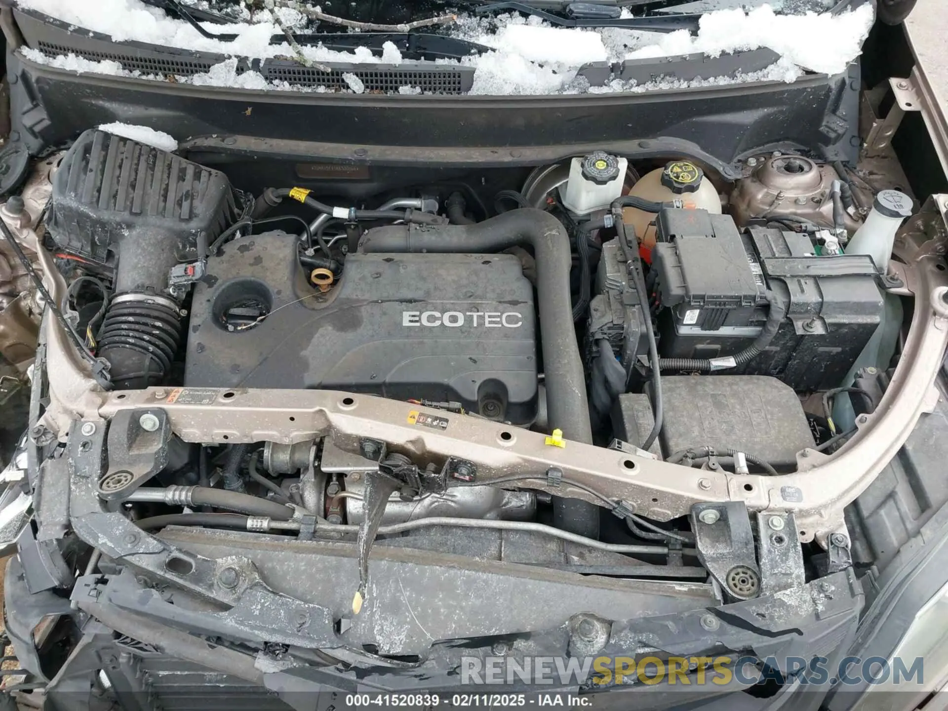 10 Photograph of a damaged car 2GNAXSEV1K6300566 CHEVROLET EQUINOX 2019
