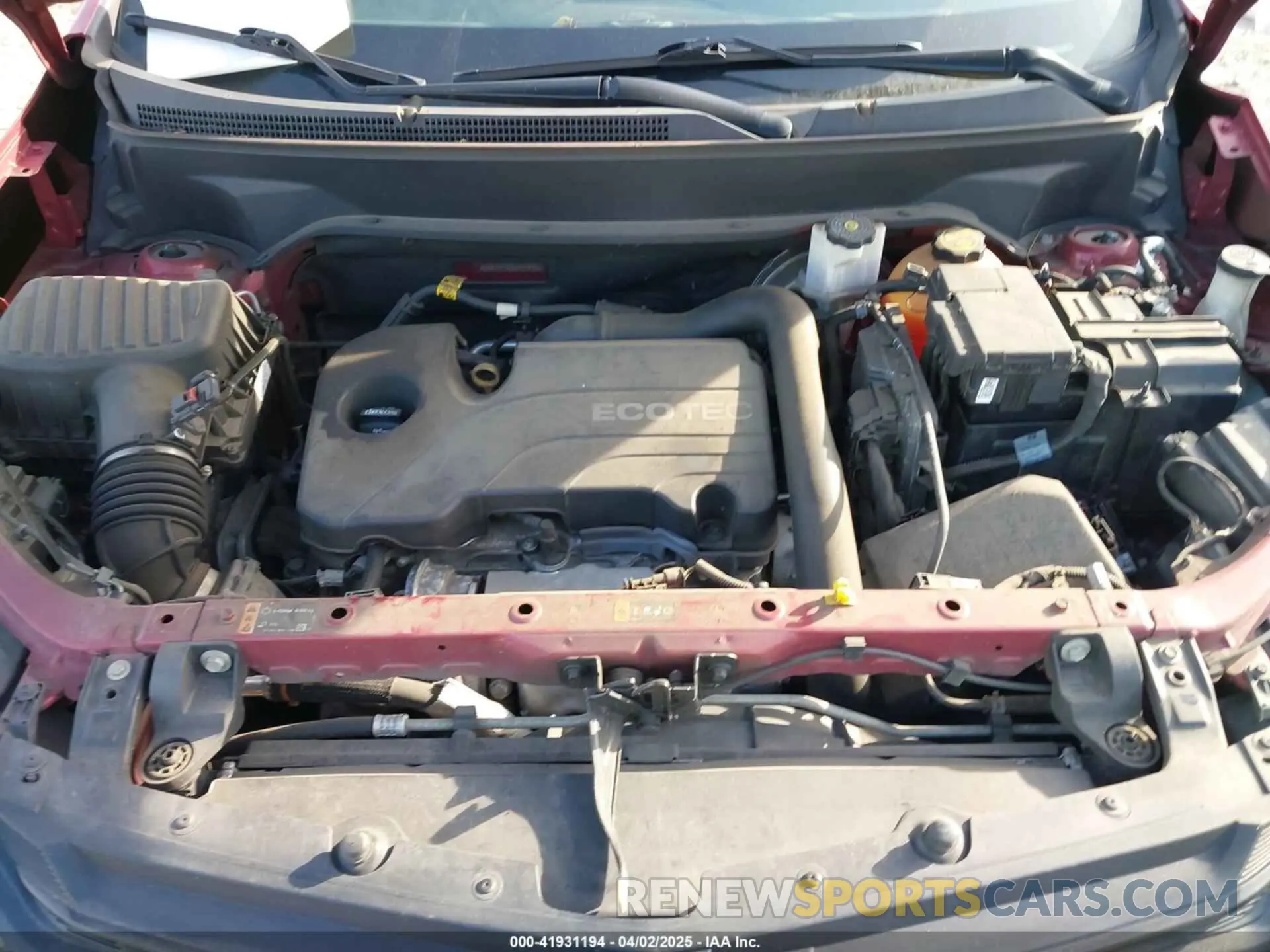 10 Photograph of a damaged car 2GNAXTEV2K6137402 CHEVROLET EQUINOX 2019
