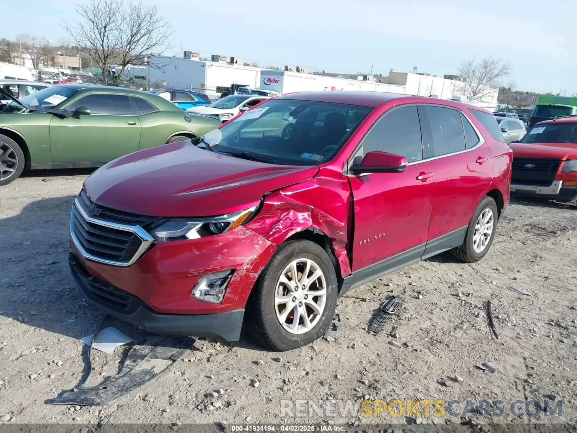 2 Photograph of a damaged car 2GNAXTEV2K6137402 CHEVROLET EQUINOX 2019