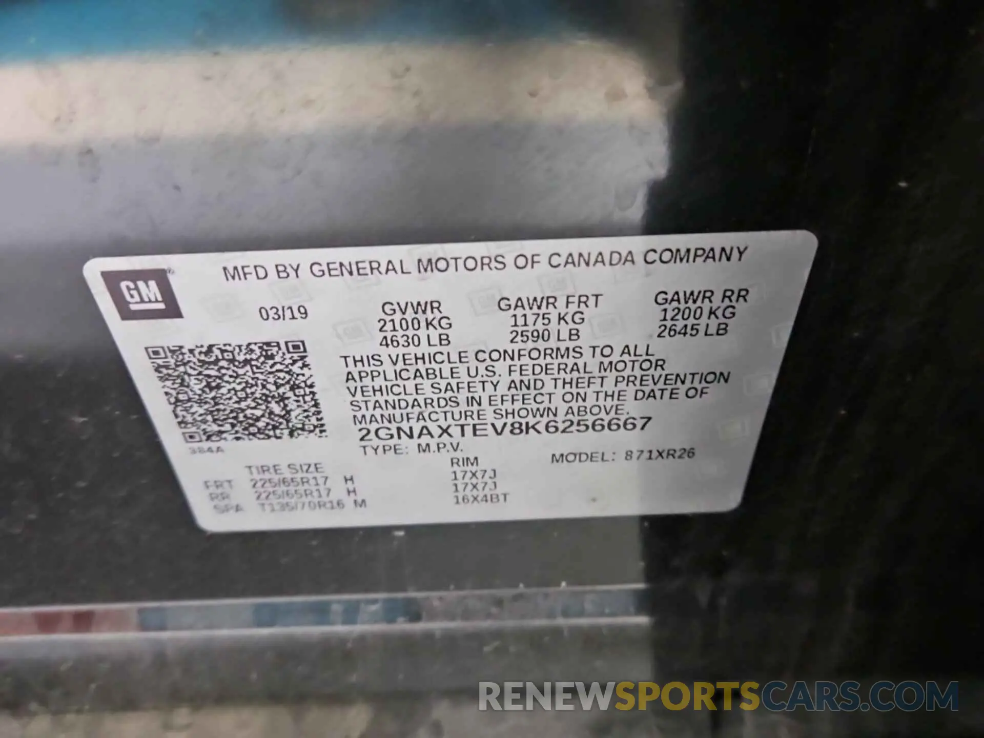 30 Фотография поврежденного автомобиля 2GNAXTEV8K6256667 CHEVROLET EQUINOX 2019