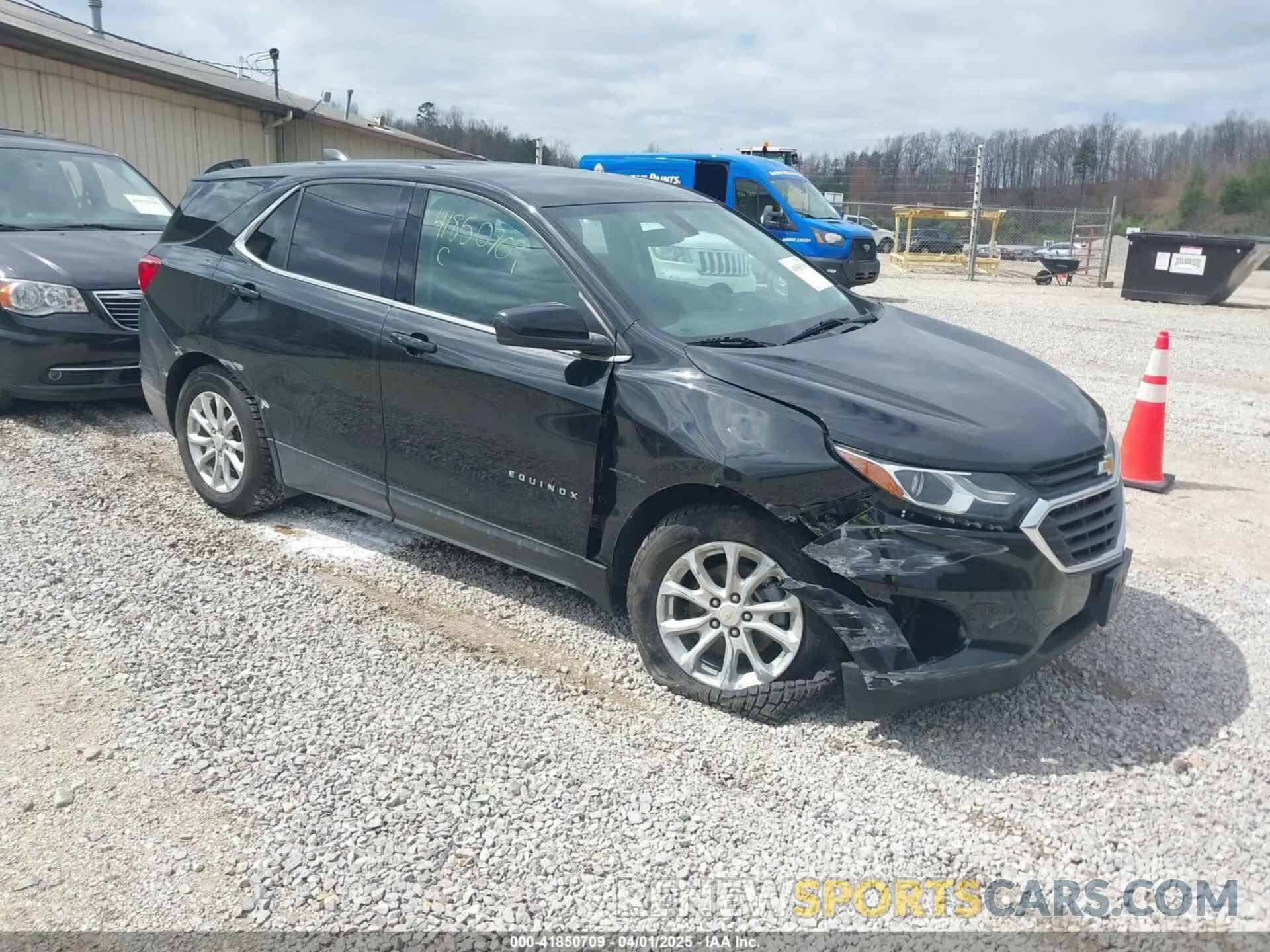 1 Photograph of a damaged car 2GNAXUEV0K6286221 CHEVROLET EQUINOX 2019