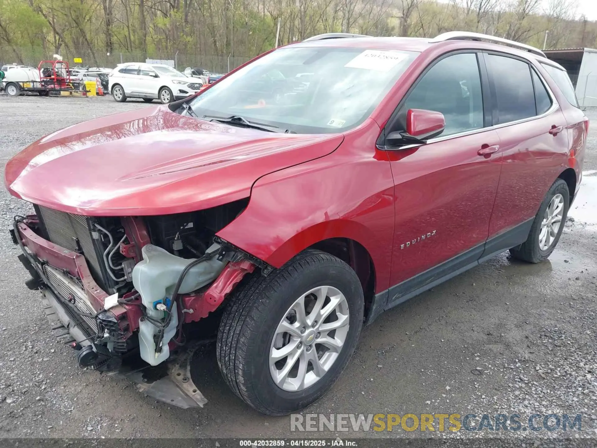 2 Photograph of a damaged car 2GNAXUEV1K6143584 CHEVROLET EQUINOX 2019