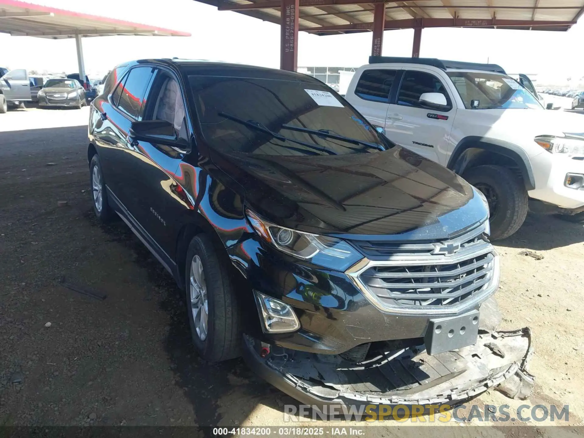 1 Photograph of a damaged car 2GNAXUEV2K6197850 CHEVROLET EQUINOX 2019