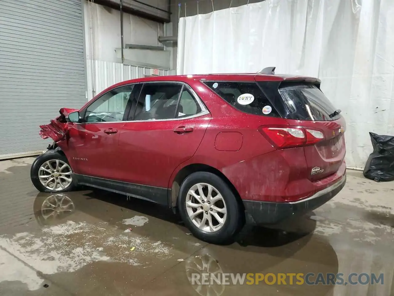 2 Photograph of a damaged car 2GNAXUEV3K6265816 CHEVROLET EQUINOX 2019