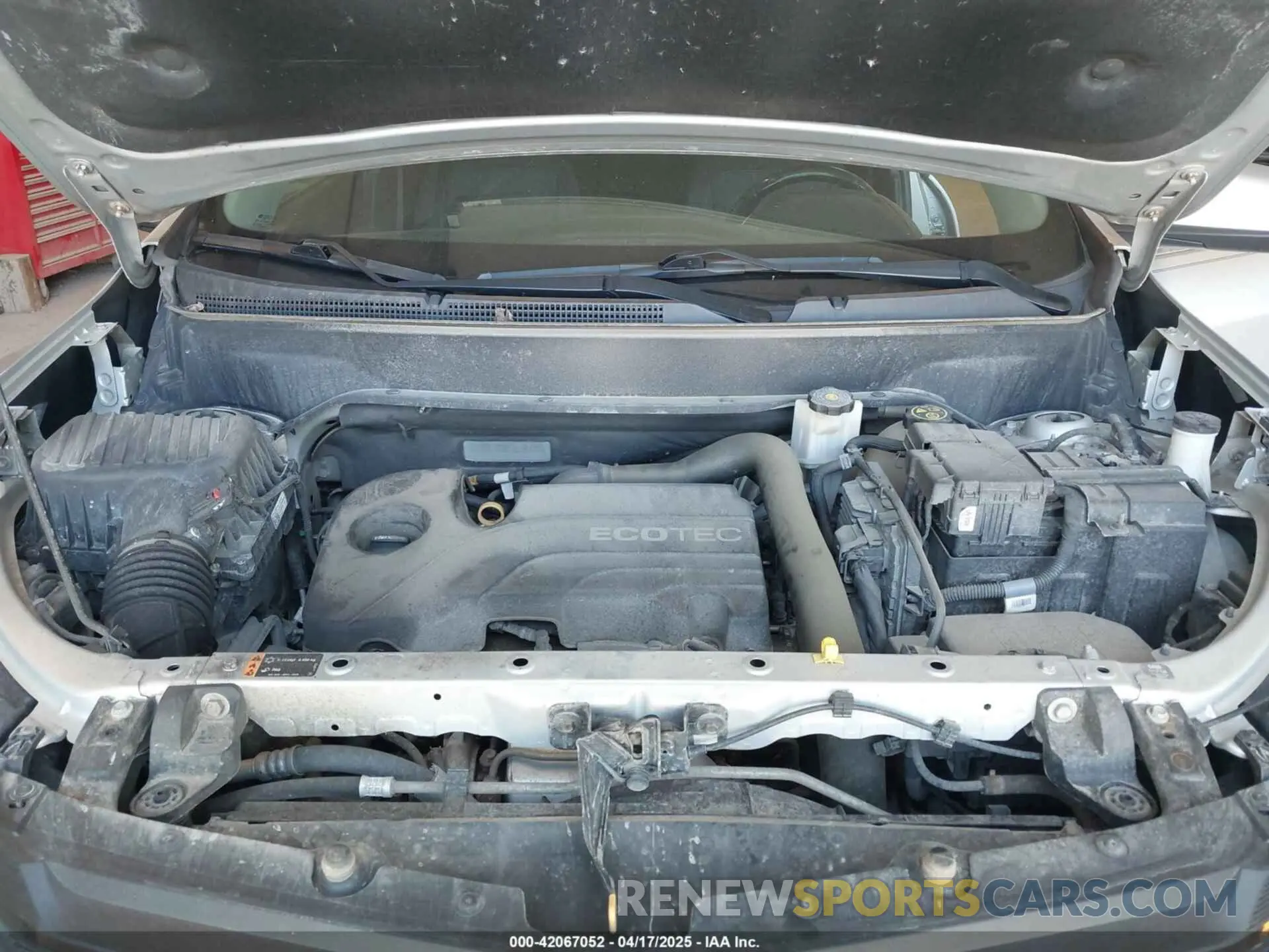 10 Photograph of a damaged car 2GNAXUEV3K6307224 CHEVROLET EQUINOX 2019