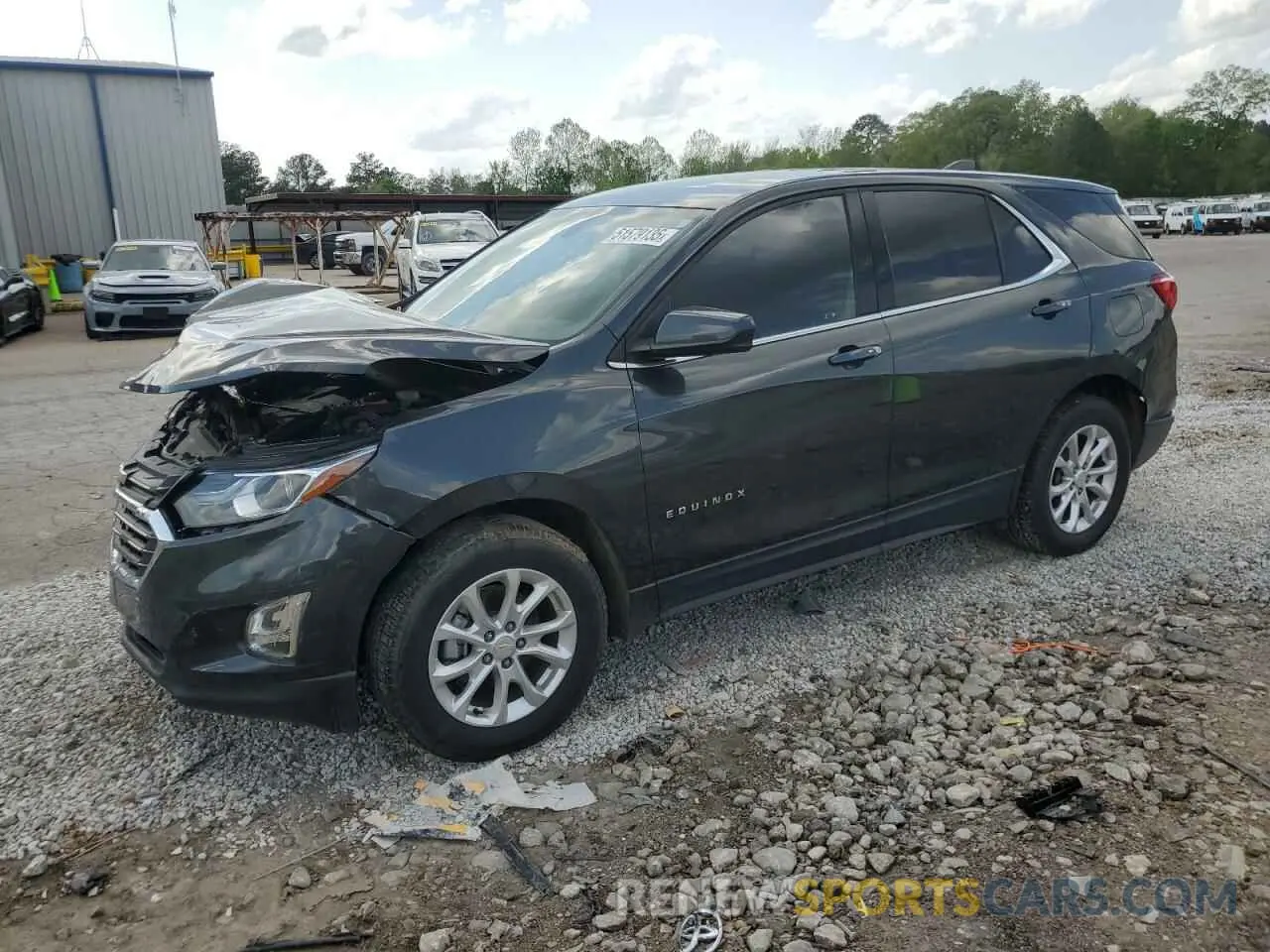 1 Photograph of a damaged car 2GNAXUEV4K6165000 CHEVROLET EQUINOX 2019
