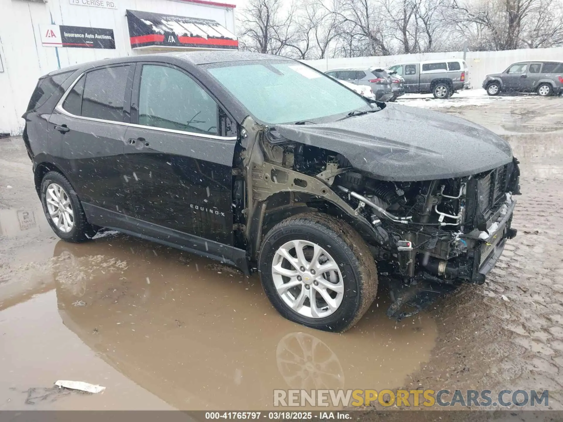 1 Photograph of a damaged car 2GNAXUEV5K6120843 CHEVROLET EQUINOX 2019