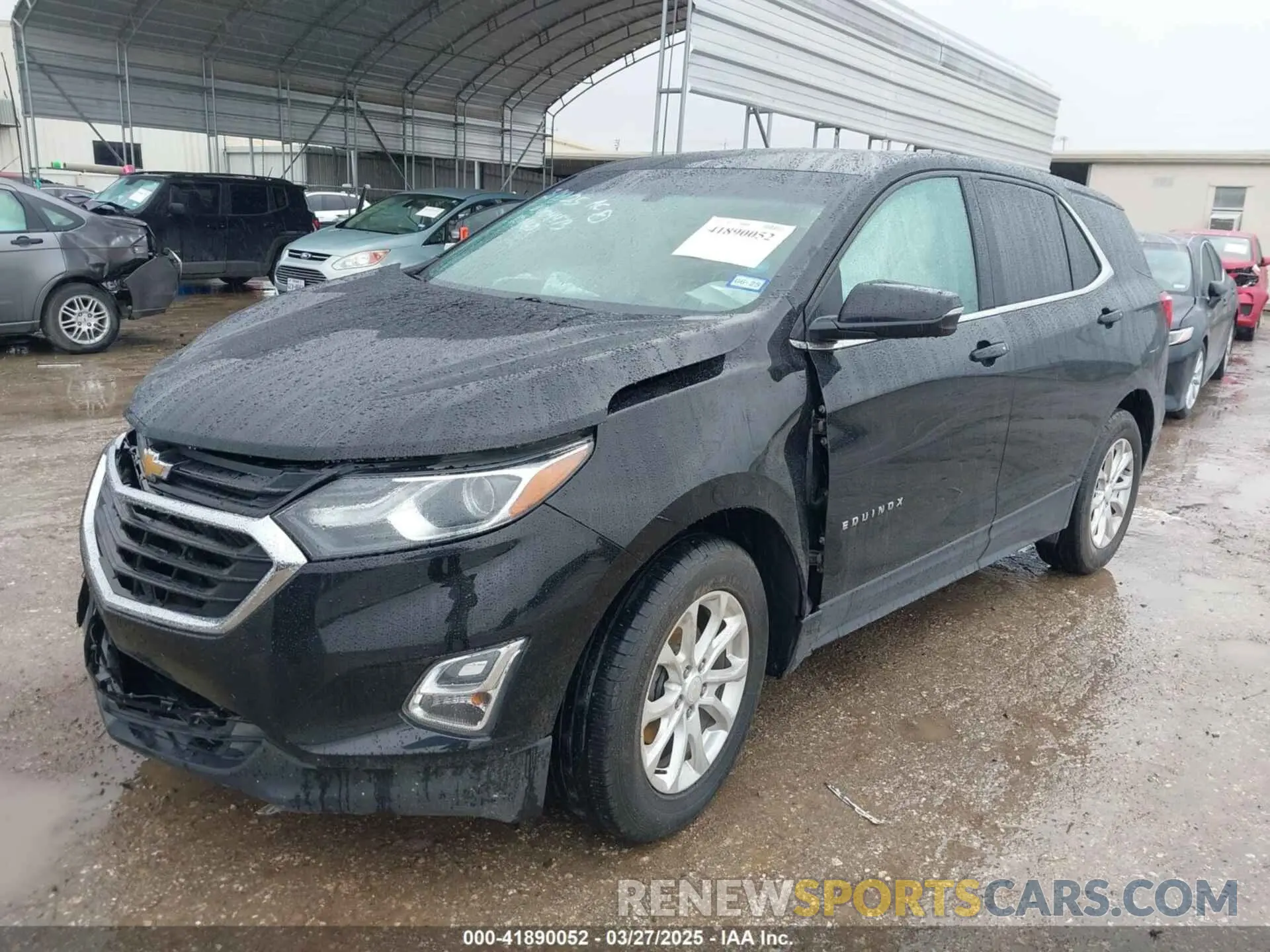 2 Photograph of a damaged car 2GNAXUEV5K6174160 CHEVROLET EQUINOX 2019