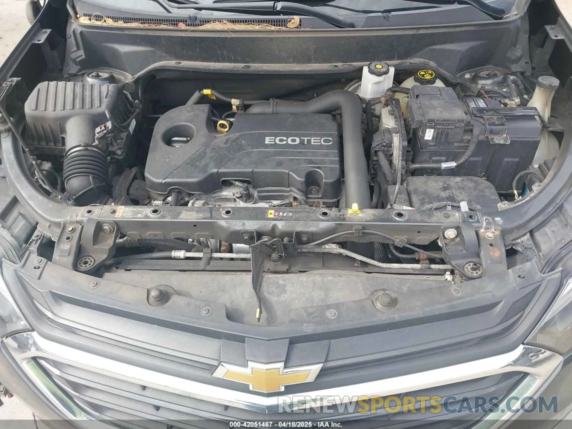 10 Photograph of a damaged car 2GNAXUEV5K6205312 CHEVROLET EQUINOX 2019
