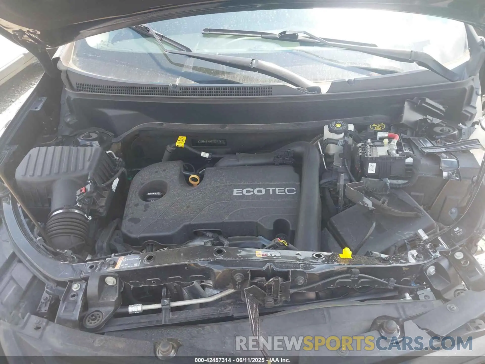 10 Photograph of a damaged car 2GNAXUEV5K6222787 CHEVROLET EQUINOX 2019